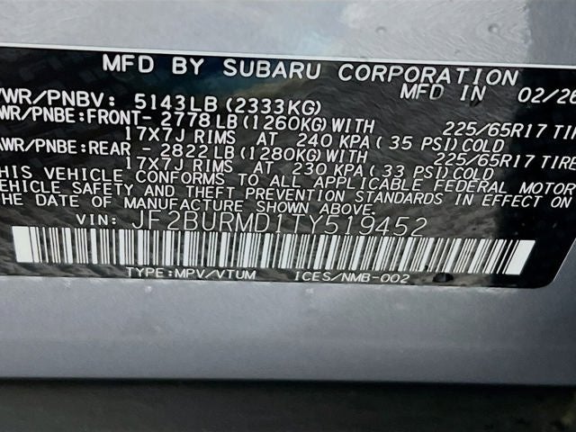 2026 Subaru OUTBACK Wilderness