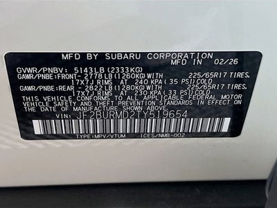 2026 Subaru OUTBACK Wilderness