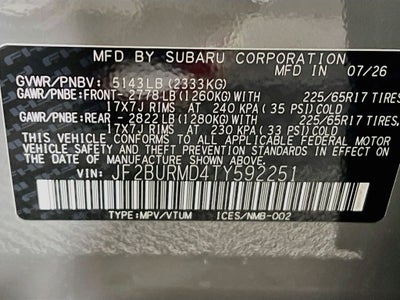 2026 Subaru OUTBACK Wilderness