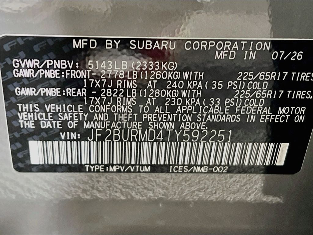 2026 Subaru OUTBACK Wilderness