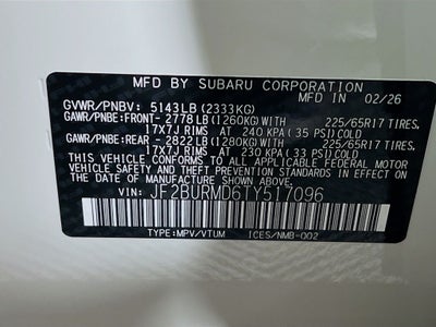 2026 Subaru OUTBACK Wilderness