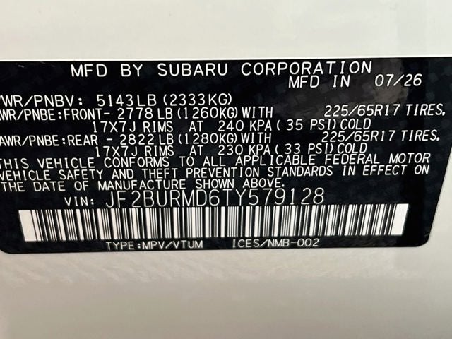 2026 Subaru OUTBACK Wilderness
