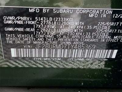 2026 Subaru OUTBACK Wilderness