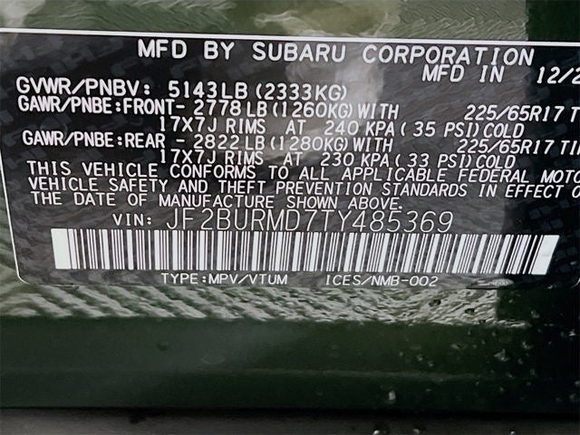 2026 Subaru OUTBACK Wilderness