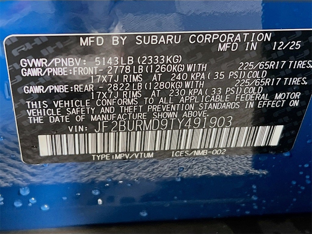 2026 Subaru OUTBACK Wilderness