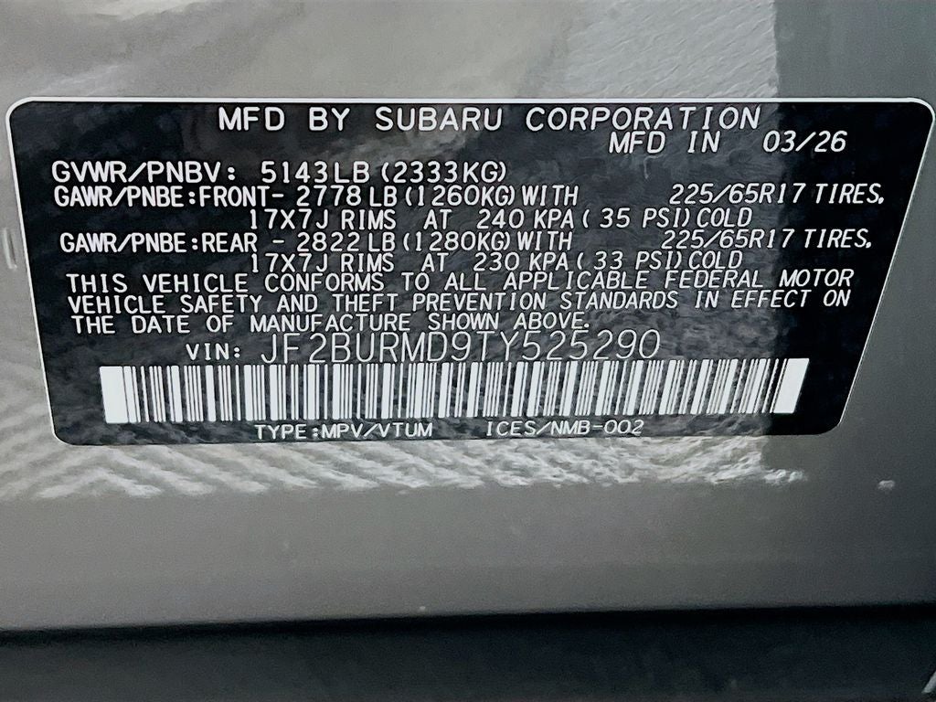 2026 Subaru OUTBACK Wilderness