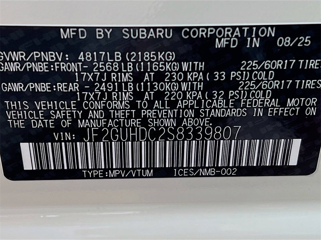 2025 Subaru CROSSTREK Premium