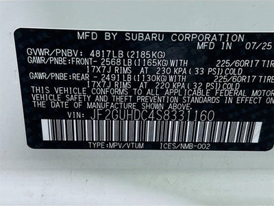 2025 Subaru CROSSTREK Premium