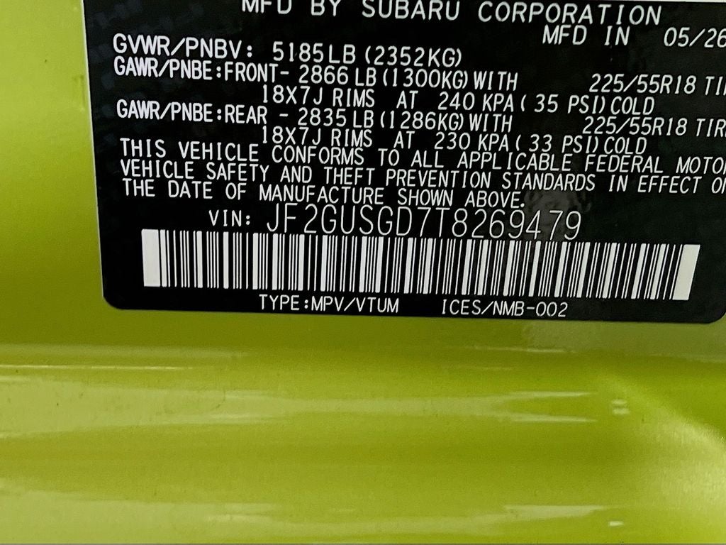 2026 Subaru CROSSTREK Sport Hybrid
