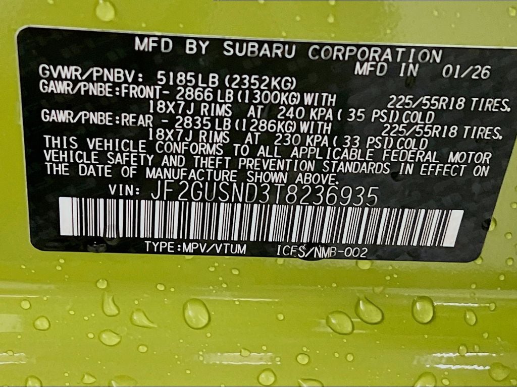 2026 Subaru CROSSTREK Limited Hybrid