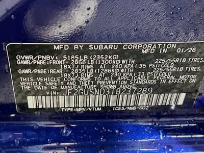 2026 Subaru CROSSTREK Limited Hybrid