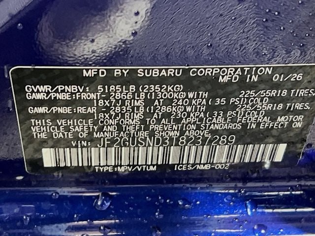 2026 Subaru CROSSTREK Limited Hybrid