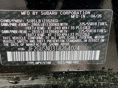2026 Subaru CROSSTREK Limited Hybrid