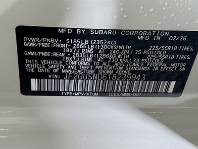 2026 Subaru CROSSTREK Limited Hybrid