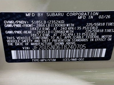 2026 Subaru CROSSTREK Limited Hybrid