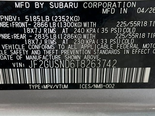 2026 Subaru CROSSTREK Limited Hybrid