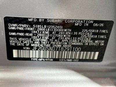 2026 Subaru CROSSTREK Limited Hybrid