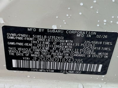 2026 Subaru CROSSTREK Limited Hybrid