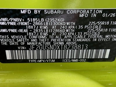 2026 Subaru CROSSTREK Limited Hybrid