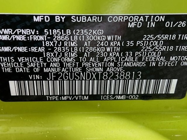 2026 Subaru CROSSTREK Limited Hybrid