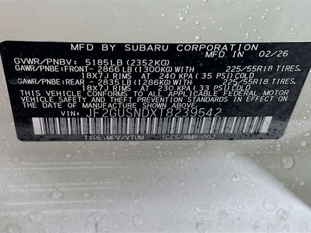 2026 Subaru CROSSTREK Limited Hybrid