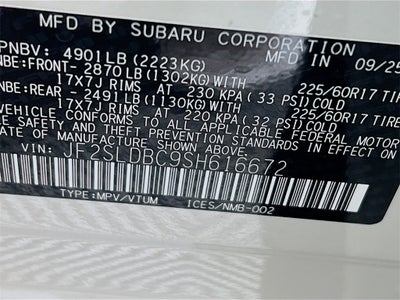 2025 Subaru FORESTER Premium