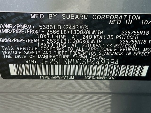 2025 Subaru FORESTER Limited Hybrid