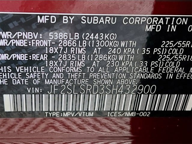 2025 Subaru FORESTER Limited Hybrid