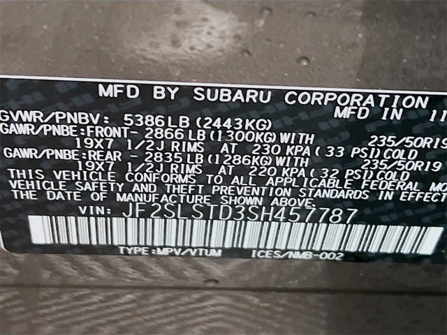 2025 Subaru FORESTER Touring Hybrid