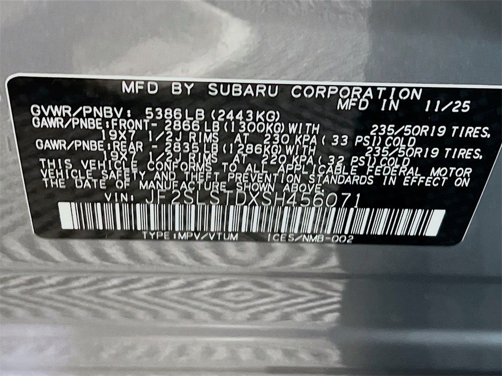 2025 Subaru FORESTER Touring Hybrid