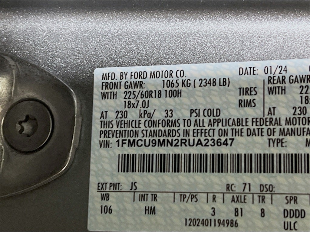 2024 Ford Escape ST-Line