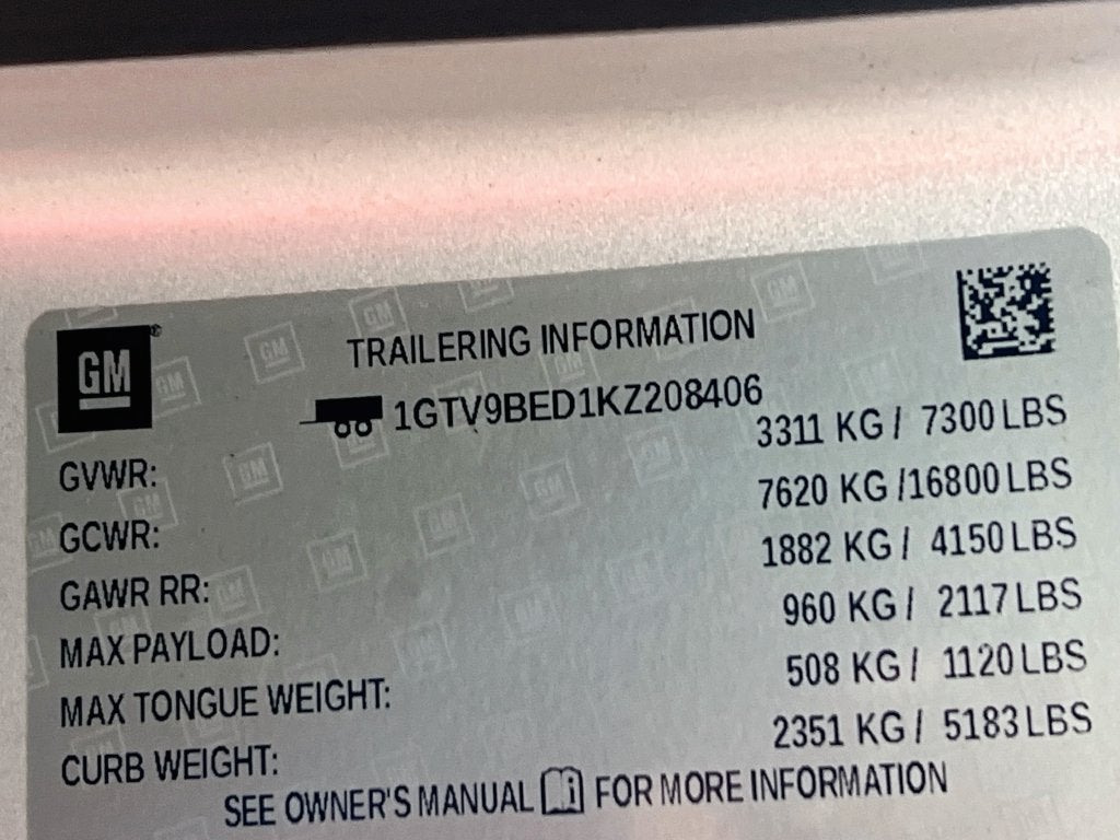 2019 GMC Sierra 1500 SLE