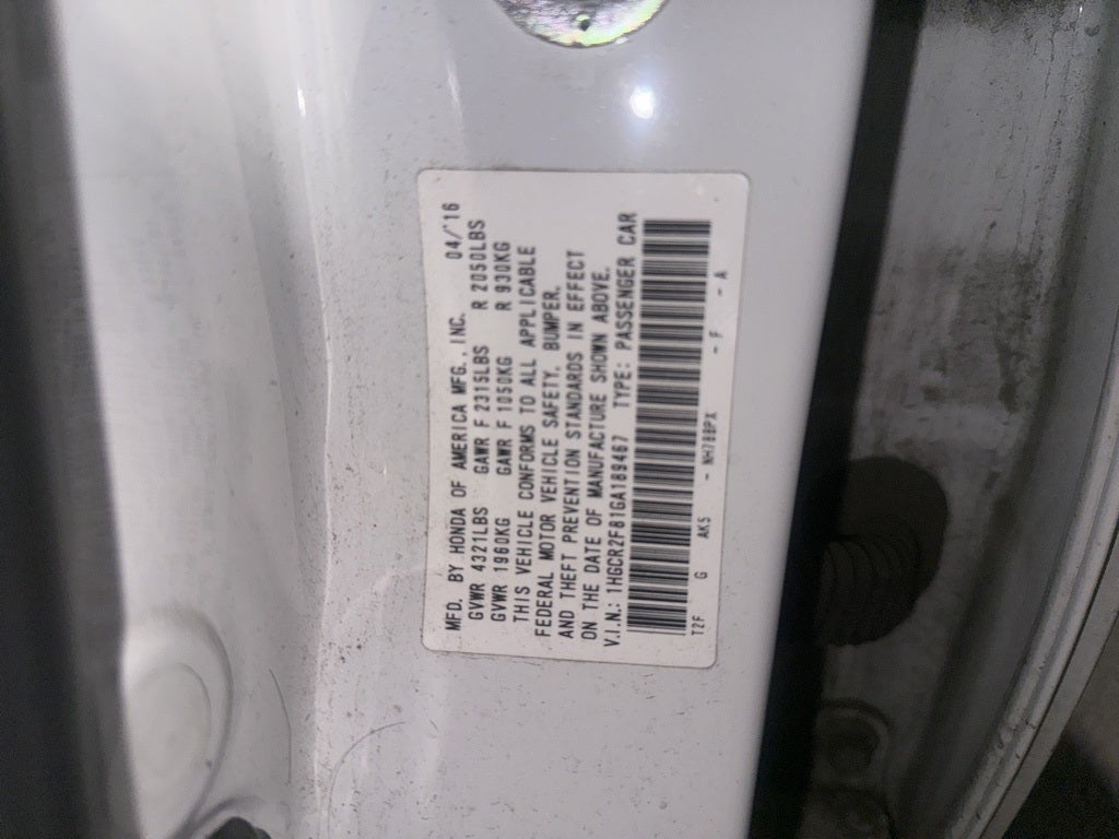 2016 Honda Accord EX-L