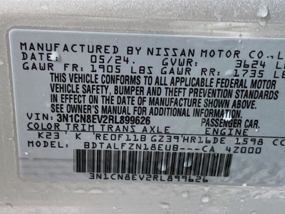 2024 Nissan Versa 1.6 SV