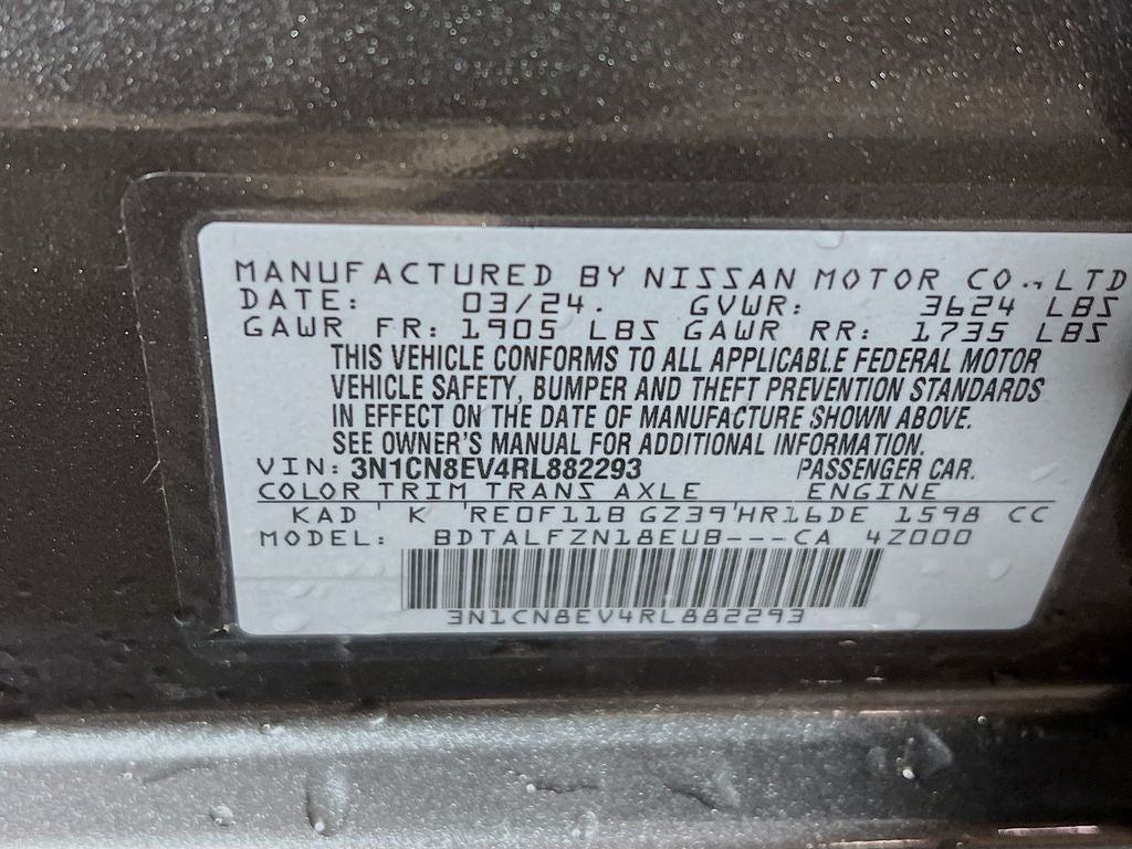 2024 Nissan Versa 1.6 SV