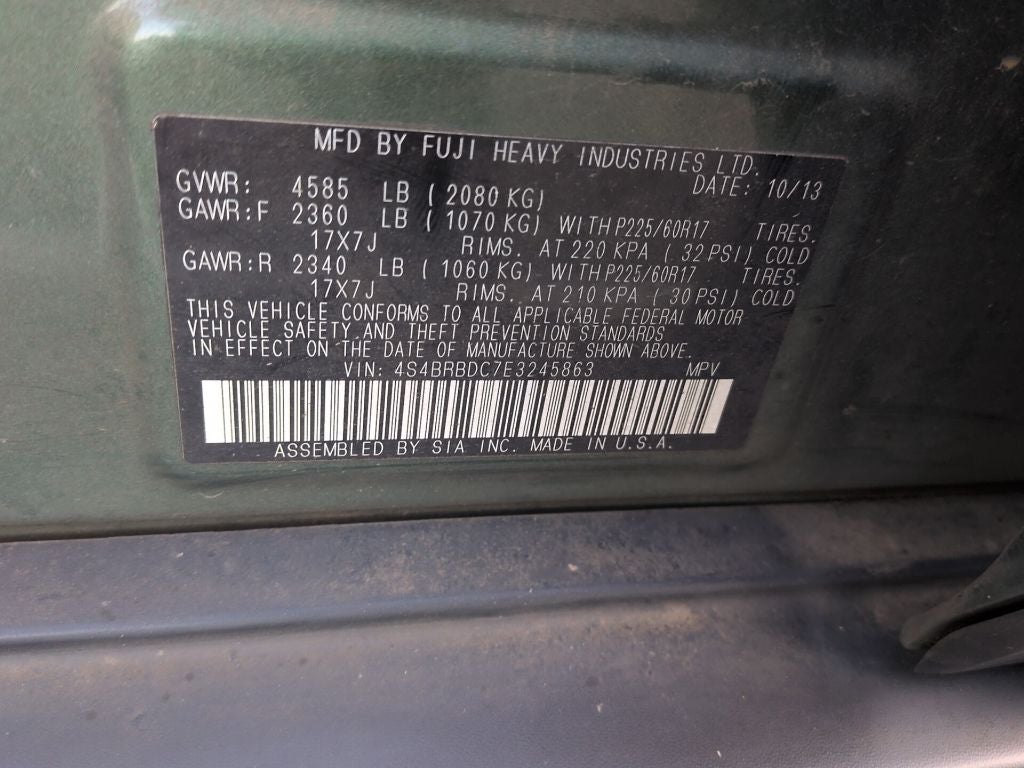 2014 Subaru Outback 2.5i Premium