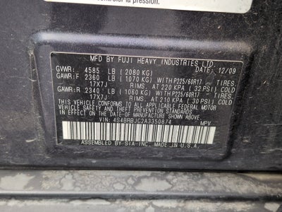 2010 Subaru Outback 2.5i Limited