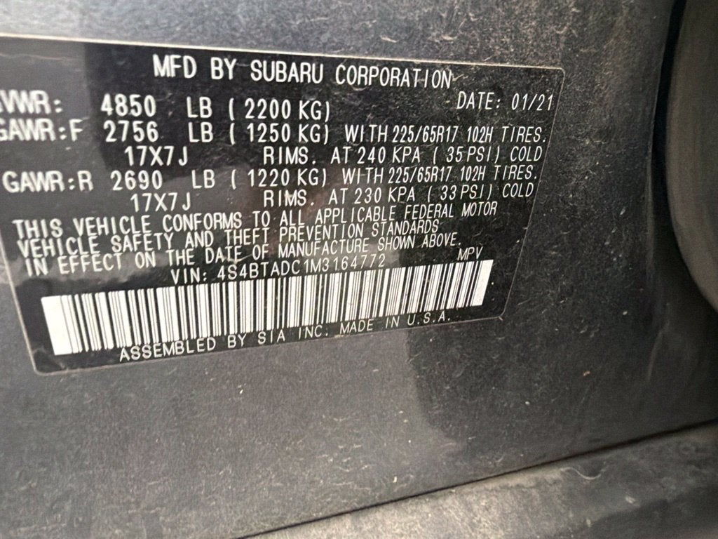 2021 Subaru Outback Premium