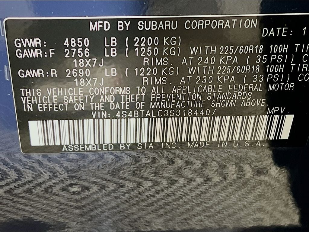 2025 Subaru Outback Onyx Edition