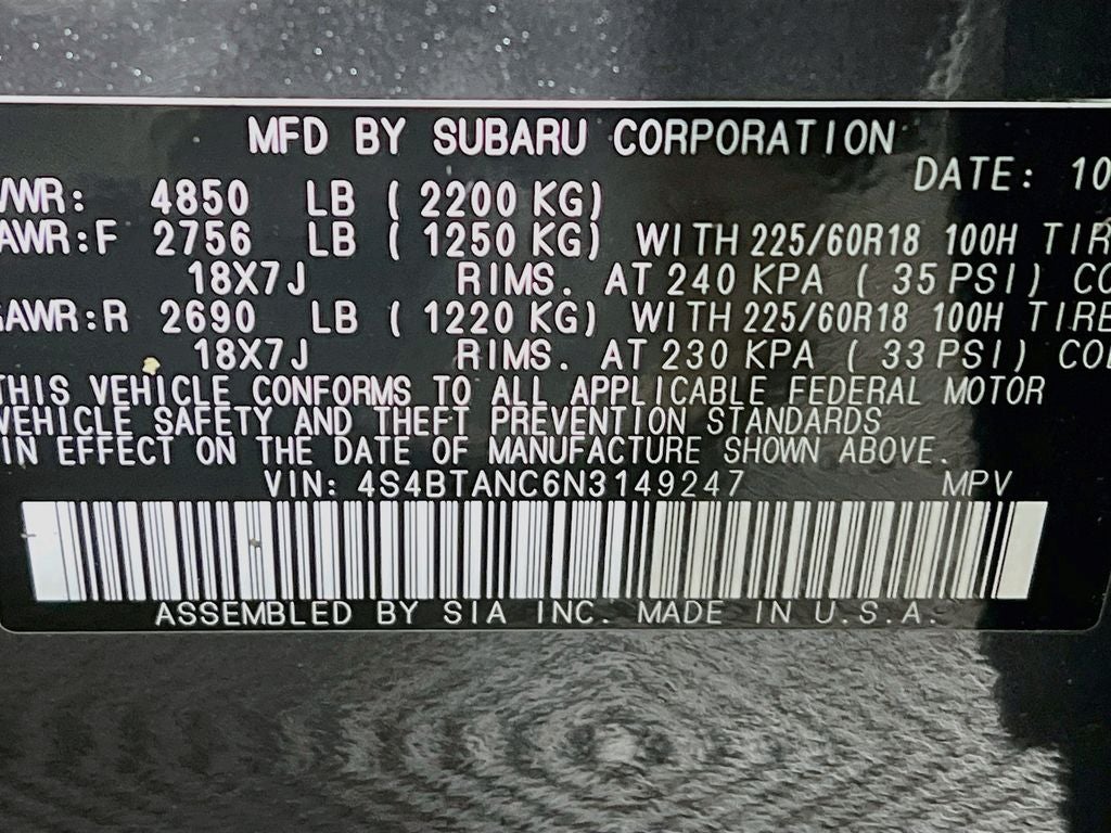 2022 Subaru Outback Limited