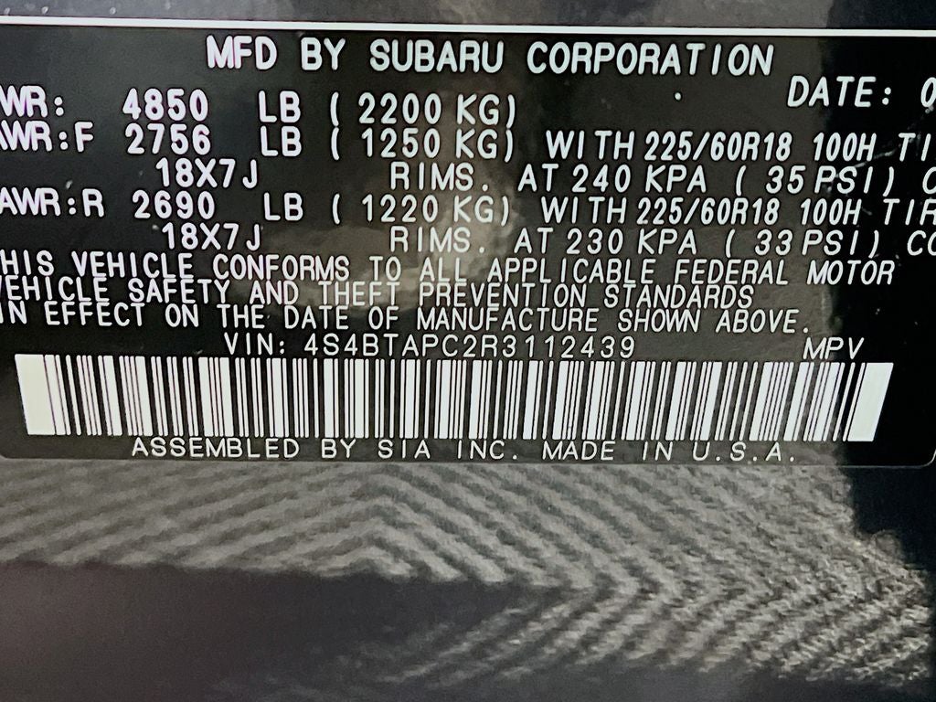 2024 Subaru Outback Touring