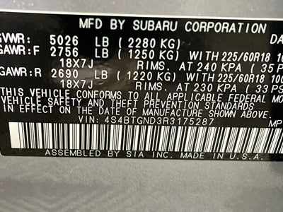 2024 Subaru Outback Limited XT