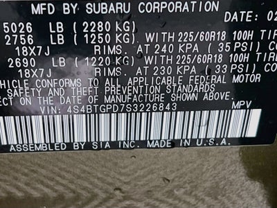 2025 Subaru Outback Touring XT