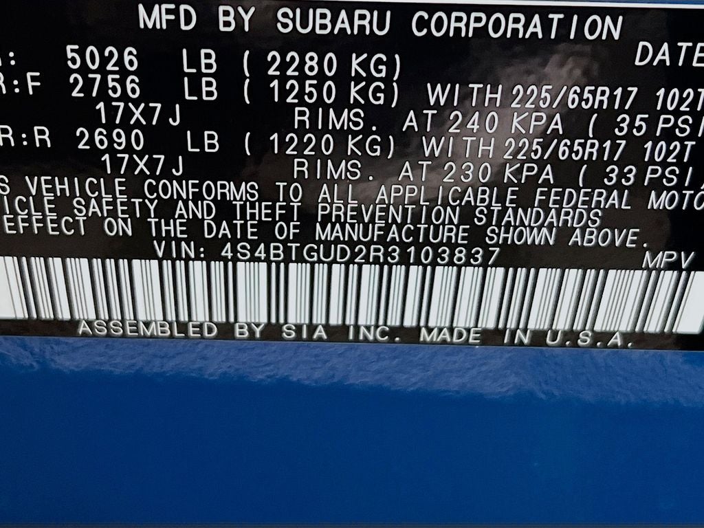 2024 Subaru Outback Wilderness