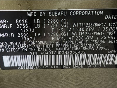 2022 Subaru Outback Wilderness