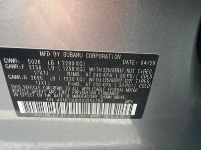 2025 Subaru Outback Wilderness