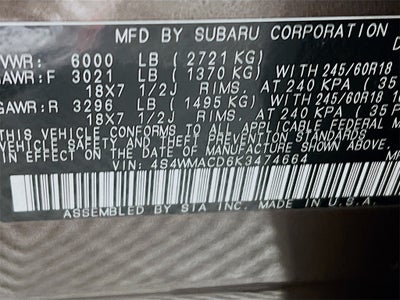 2019 Subaru Ascent Premium