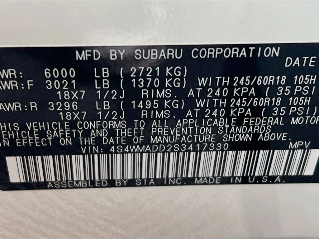 2025 Subaru Ascent Premium