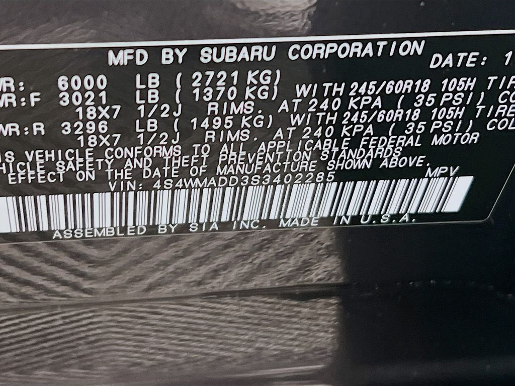 2025 Subaru Ascent Premium