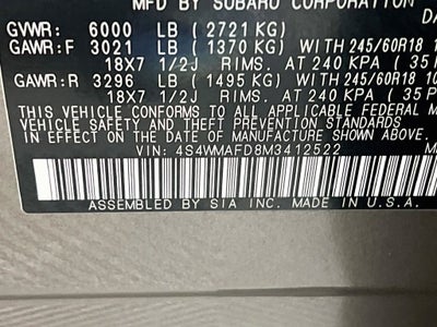 2021 Subaru Ascent Premium